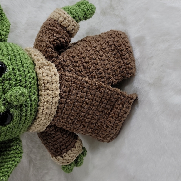 Star Wars Crochet Baby Yoda, Grogu, The Child Stuff Animal - Picture 3 of 4